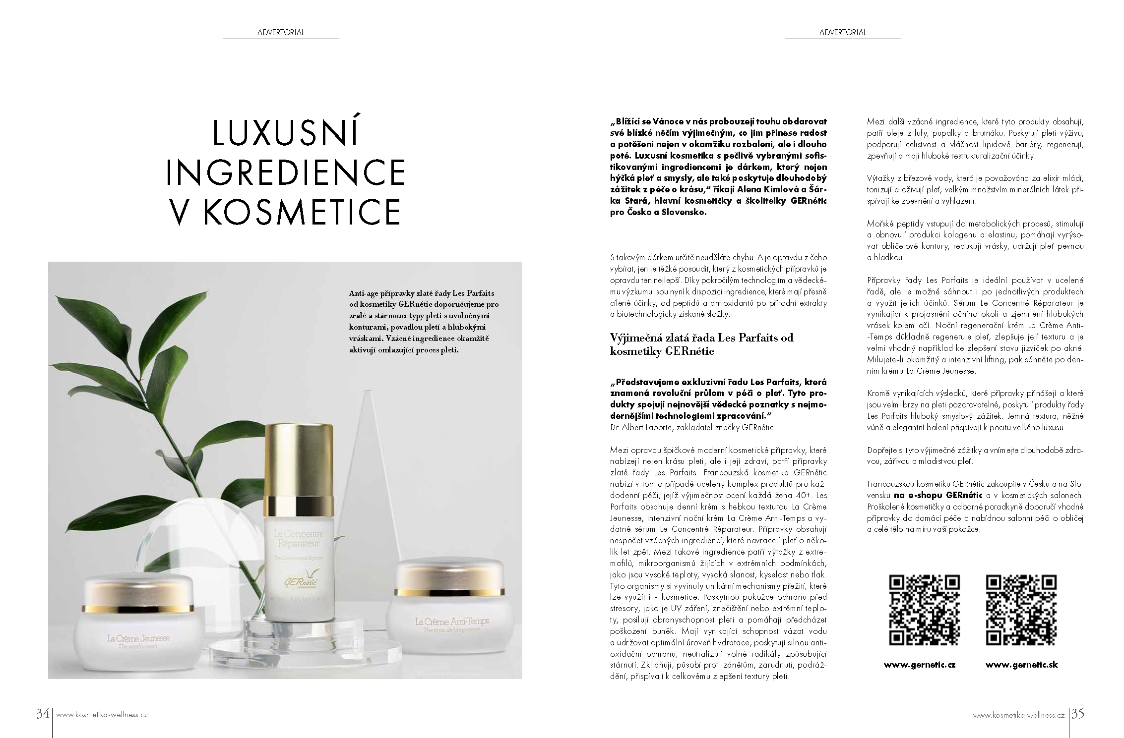 Luxusní ingredience v kosmetice
