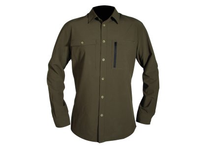 Košeľa KOMAR-S - ochrana pred kliešťami a komármi - HART (Farba Olivová, Veľkosť S)
