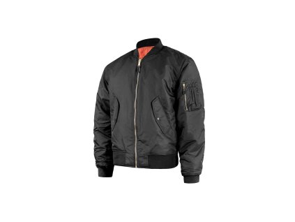 Bunda Bomber MA1 basic čierna Mil Tec (Farba black, Veľkosť 3XL)