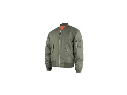 Bunda Bomber MA1 basic olivová Mil Tec (Farba orange, Veľkosť 3XL)