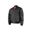 Bunda Bomber MA1 basic čierna Mil Tec (Farba black, Veľkosť 3XL)