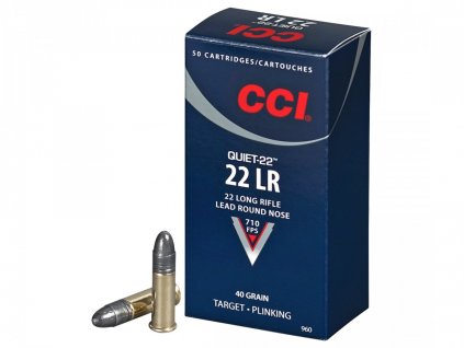 .22LR CCI Quiet-22 40gr/2,59g LRN, 50 ks (0960)