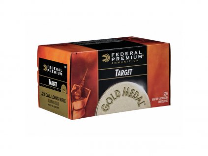 .22LR Federal Premium Gold Medal Target 40gr/2,59g Solid, 50 ks (711B)