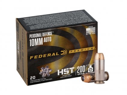 10mmAuto Federal Premium Personal Defense HST 200gr/12,96g JHP (P10HST1S)