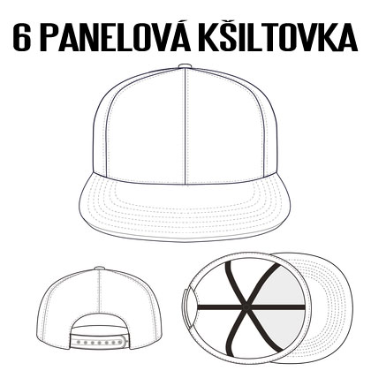 6-panelová-kšiltovka-