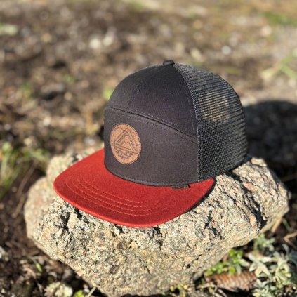 Kšiltovka 7 Panel černá Gestycaps DS