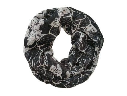 Dámský šátek tunel Gloria loop black