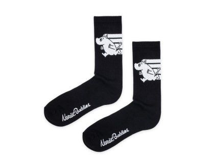Ponožky Active Crew Moomin black 36-42