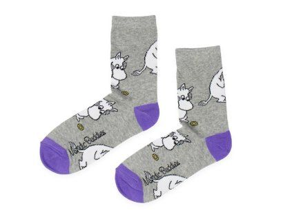 Ponožky Moomin 36-42 grey šedé