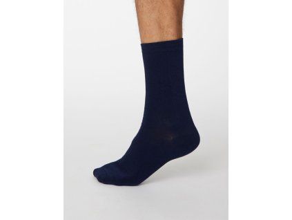Bambusové ponožky Jimmy Solid navy 41-46