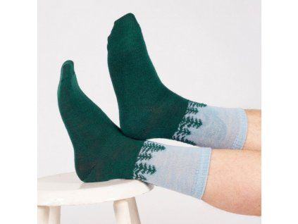 Vlněné ponožky Forest Wool 41-46 green