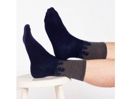 Vlněné ponožky Forest Wool 41-46 navy