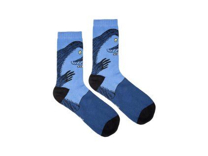 Ponožky Moomin Groke blue