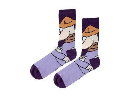 Ponožky Moomin Hemulen lilac