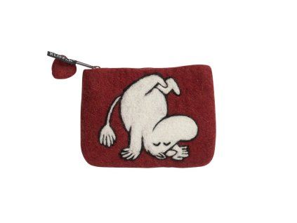 Peněženka Moomin up down deep red 14x10