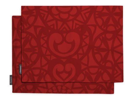 Prostírání Rosetti red 4-set 35x45