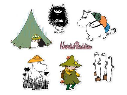 Sada samolepek Moomin Camping