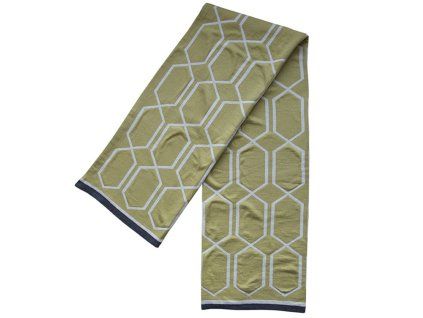 Pletená deka Irma olive 130x170