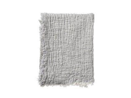 Bavlněná deka DUO grey 130x170