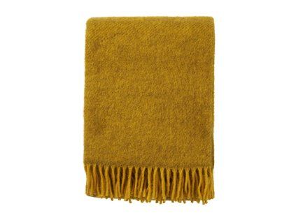 vlneny pled gotland yellow