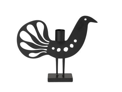 Kovový svícen Meander Bird