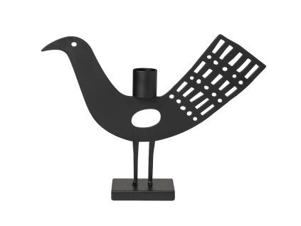 Kovový svícen Lace Bird