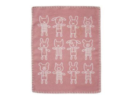 Deka pro panenky Hug pink