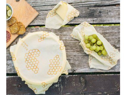 Potravinové ubrousky Bee's Wrap Assorted combi 3-pack