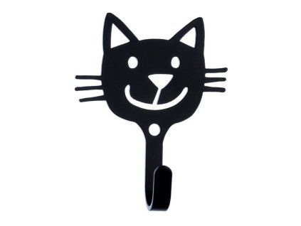Kovový háček na zeď Cat