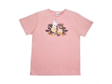 Bavlněné tričko Moomin Rose pink