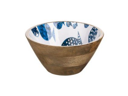Dřevěná mísa Barrier Reef Bowl blue 24 cm