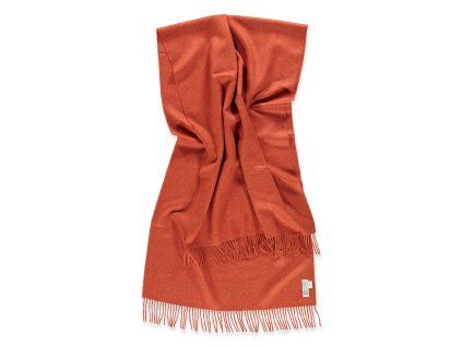 Vlněná šála Lilly deep orange 60x200 2