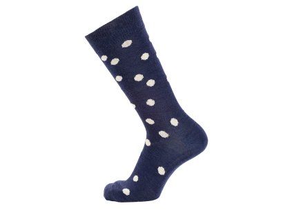 Merino ponožky Dots marine