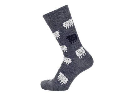 Merino ponožky Sheep antracite
