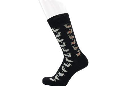 Merino ponožky Shorebird black