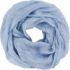 Hedvábný šátek loop-scarf Kiana light blue