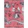 hedvabny satek loop scarf moomin picnic pink