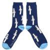 Ponožky Moomin Hattifatteners 40-45 blue