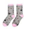 Ponožky Moomin Little My 36-42 grey