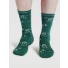 Bambusové ponožky Delta Dinosaur green 41-46