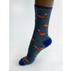 Bambusové ponožky Oriel Fox blue 40-46