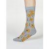 Bambusové ponožky Peggie Floral grey 37-40
