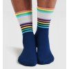 Bavlněné ponožky Clara Rainbow Stripe blue 37-40