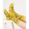 Bavlněné ponožky Multi Bird yellow 37-40