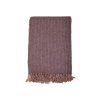 vlneny pled shimmer chocolate