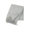 vlneny pled twist light grey 130x200
