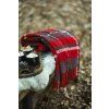 vlneny pled snuggle red 130x200