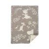 Vlněná dětská deka Moomin Winterland grey 65x90