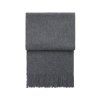Stylový alpaka pléd  Classic grey 130x200