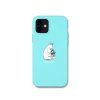 iPhone 12/13 mini Case Moomintroll´s Tail light blue